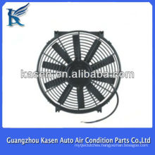 condenser fan motor 12V/24V 14 inch 80w Auto Cooling Fan /Condenser Fan For Universal